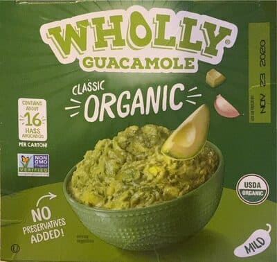 Mild Classic Organic Guacamole