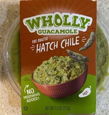 Hot Fire Roasted Hatch Chile Guacamole
