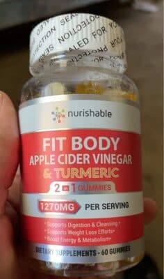 Fit body apple cider vinegar & turmeric