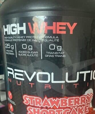 High whey - strawberry shortcake