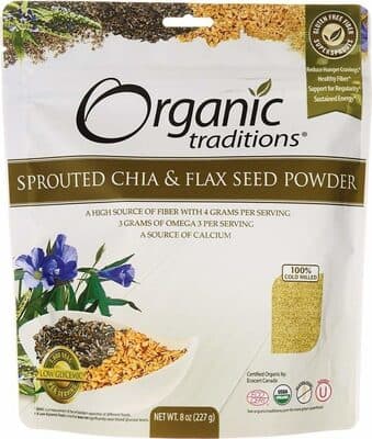 Sprouted Chia & Flax Seed Powder