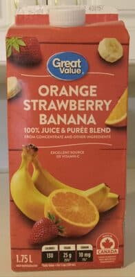 Orange Strawberry Banana Juice
