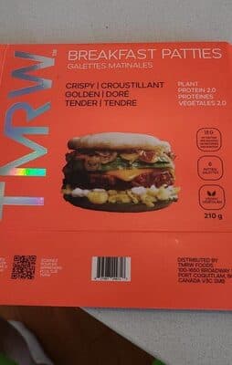 Tmrw Breakfast Patties