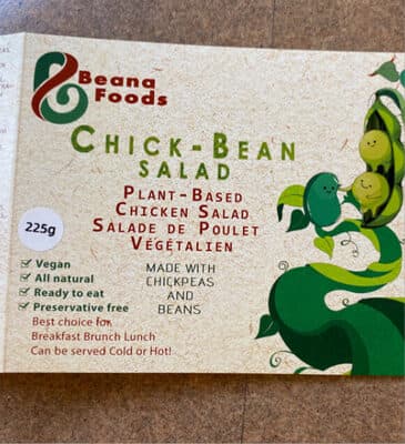 Chick-Bean Salad Vegan Chicken Salad