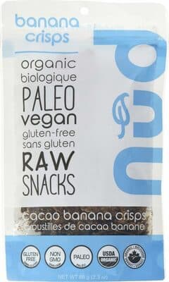 Crisps cacao banana organic