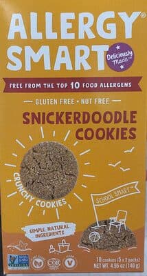 Allergy Smart Snickerdoodle Cookies