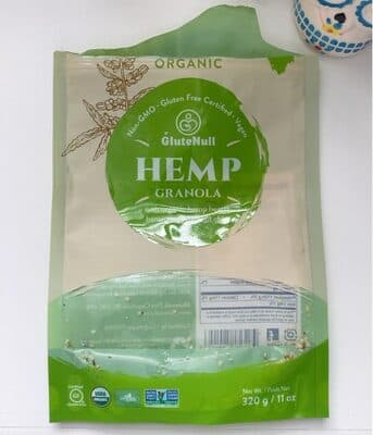 Granola raw hemp organic