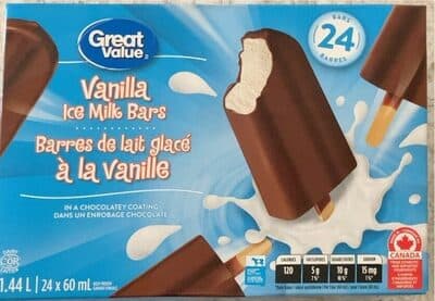 Vanilla Ice Milk Bars
