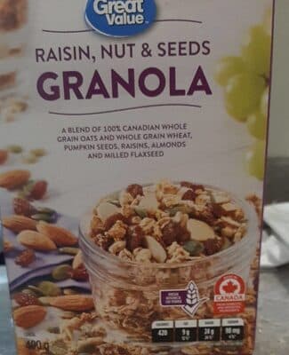 Raisin, Nut & Seeds Granola