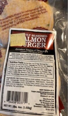 Salmon Burger