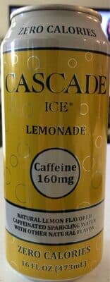 Lemonade Natural Lemon Flavored Caffeinated Sparkling Water