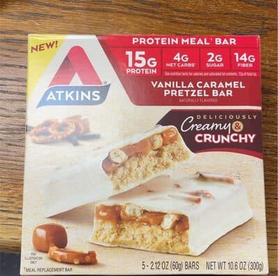 Vanilla Caramel Flavored Pretzel Bars