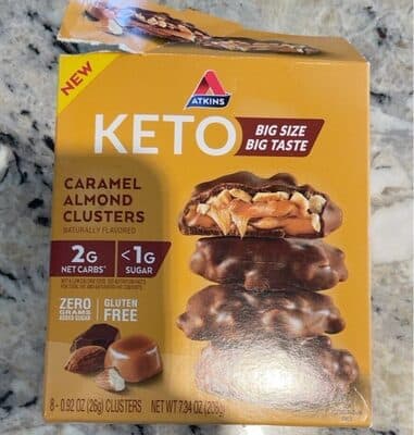 Keto Caramel Almond Clusters