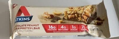Chocolat meanut pretzel bar