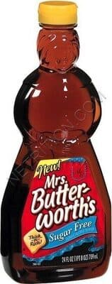 MRS. BUTTER-WORTH'S, SUGAR FREE SYRUP