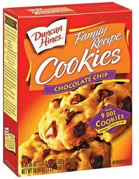 Duncan Hines Family Recipe Chocolate Chip Cookie Mix