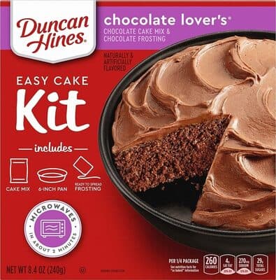 Chocolate Lover's Chocolate Cake Mix & Chocolate Frosting