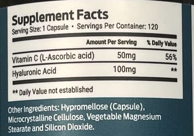 Hyaluronic Acid Vitamin C