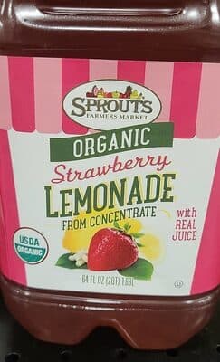Organic Strawberry Lemonade