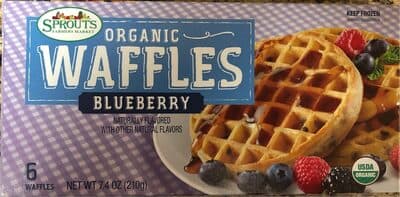 Organic Waffle Blueberry