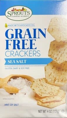 Grain Free Sea Salt Crackers