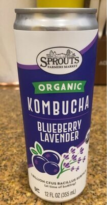 Organic Kombucha Blueberry Lavender