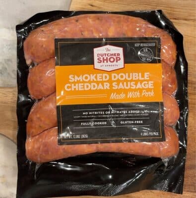 Smoked Double Cheddar Sausage