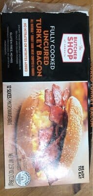 Fully Cooked Uncured Turkey Bacon