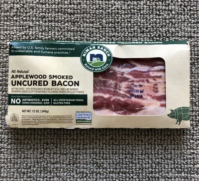 Niman Ranch Uncured Bacon Applewood Smoked Center Cut