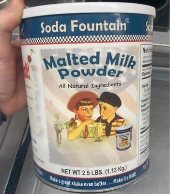 Malted milk powder