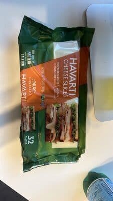 Havarti Cheese Slices