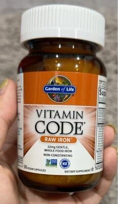 Vitamin Code Raw Iron