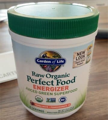 Raw organic perfect food energizer