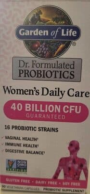 Dr. Formulated Probiotics Women's Daily Care