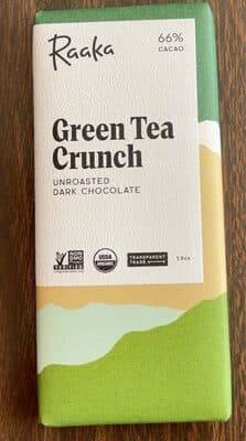 Green Tea Crunch Unroasted Dark Chocolate