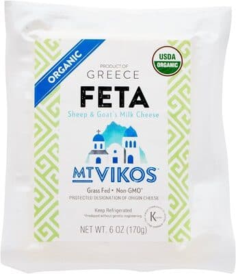 Mt Vikos, Organic Authentic Greek Sheep & Goat's Milk Feta Cheese