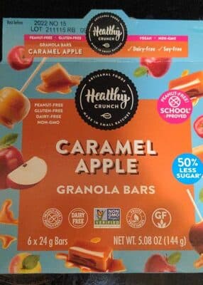 Caramel apple granola bars