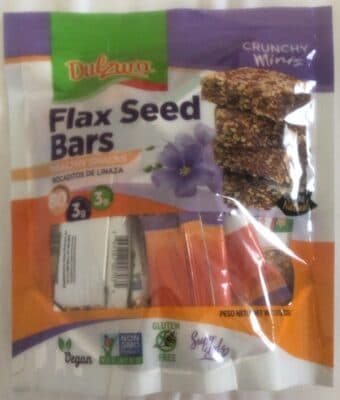 Flax seed bars