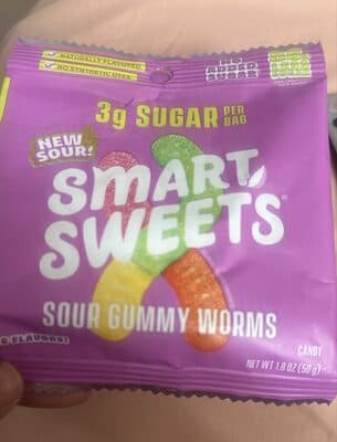 Smart Sweets Sour Gummy Worms