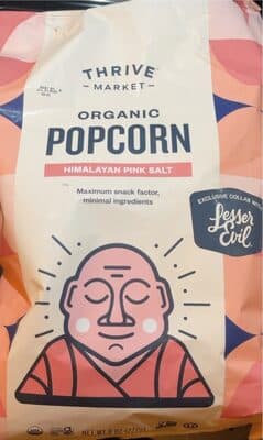 Organic Popcorn - Himalayan Pink Salt