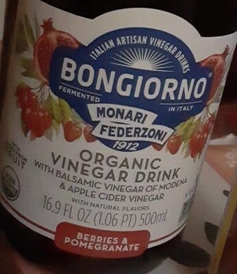 Bongiorno organic vinegar drink