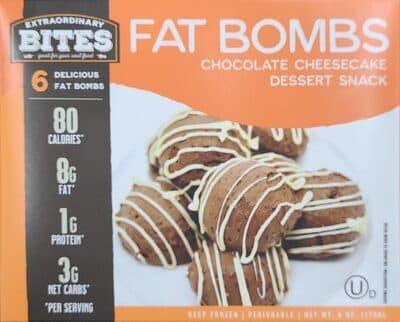 Chocolate Cheesecake Keto Snack Bites