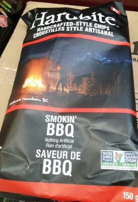 Hardbite, Handcrafted Potato Chips, Smokin' Bbq