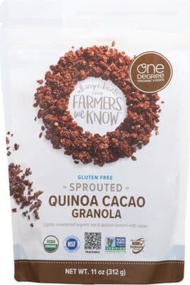 Sprouted Quinoa Cacao Granola