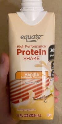 Vanilla Flavored High Performance Protein Shake