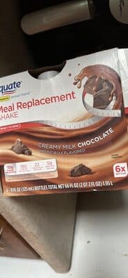 Creamy Milk Chocolate Flavored Meal Replacement Shake