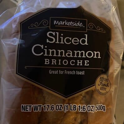 Sliced Cinnamon Brioche