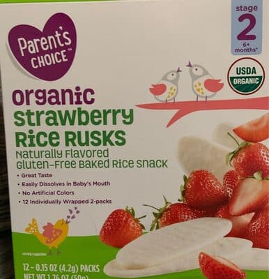 Organic Strawberry Rice Husks