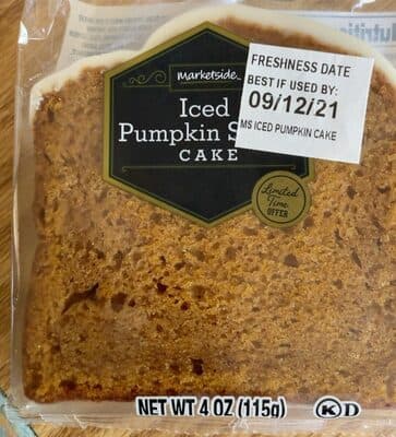 Iced Pumpkin Spice Cake
