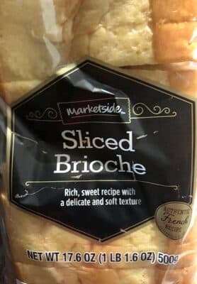 Sliced Brioche